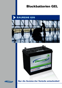 Blockbatterie GEL G05