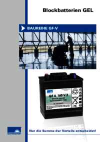 Blockbatterie GEL GFV